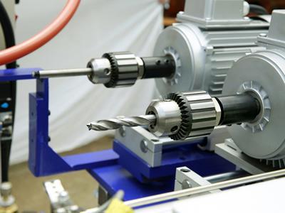 Drilling position and tapping position